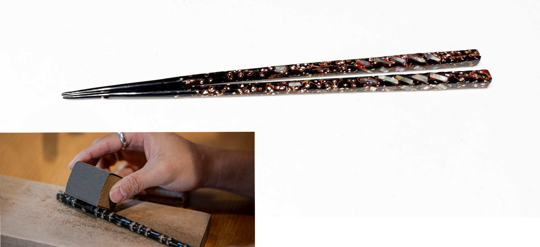 小浜食の祭り|若狭塗箸研ぎ体験