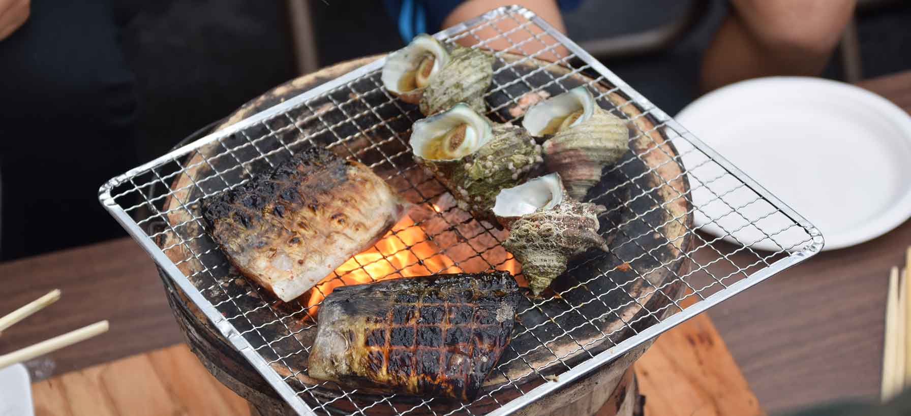 小浜食の祭り|地魚七輪焼き